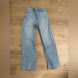 hollister ultra high rise dad jeans